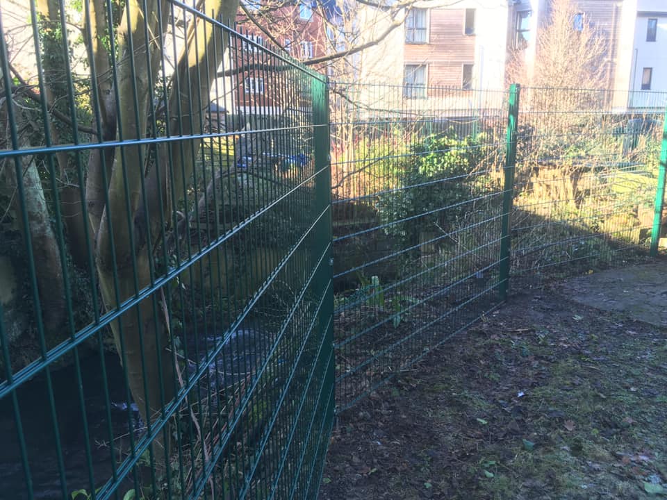 Commercial landscaping for security